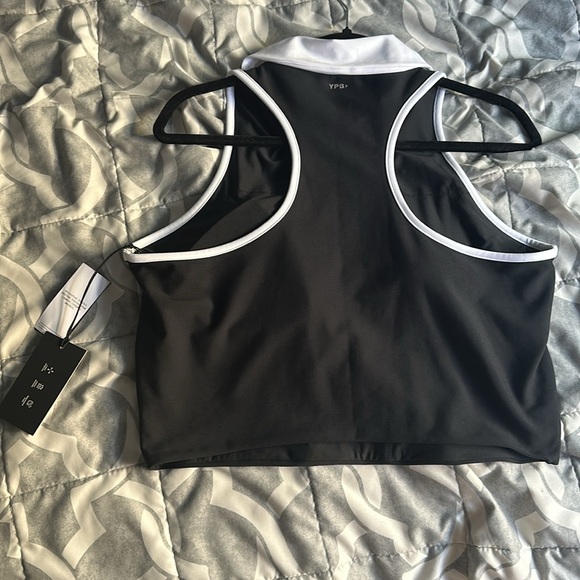 NWT Abercrombie & Fitch YPB sculptLUX Polo Black Onyx Tank Size XL - Picture 5 of 6